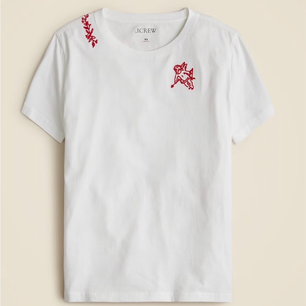 J. Crew Classic Fit “Cherub” Graphic Tee Shirt